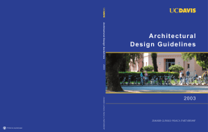 Architectural Design Guidelines