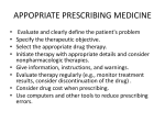 APPOPRIATE PRESCRIBING MEDICINE