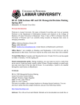BUAL5380 - Lamar University