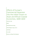 Effects of Europe`s Commercial Expansion into the Indian Ocean on