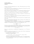 University of Bergen General Functional Analysis Problems 5 1) Let