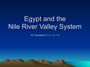 egypt and nile river power point