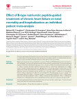 Effect of B-type natriuretic peptide-guided treatment of chronic heart