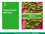 Trigonometric Identities - Phoenix Union High School District