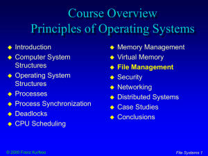 File Management - Cal Poly computer science