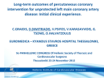 Long-term outcomes of percutaneous coronary - e