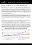 Artificial Intelligence: The new frontier for hedge funds