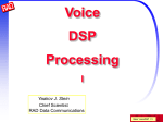 Voice DSP Processing - Part 1