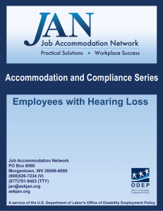 Employees with Hearing Loss