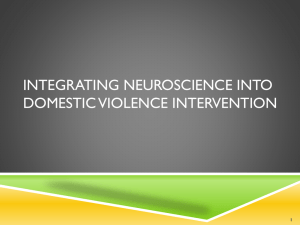 Integrating Neuroscience into Domestic Violence Intervention with