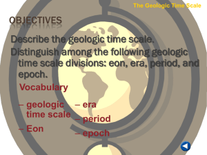 The Geologic Time Scale