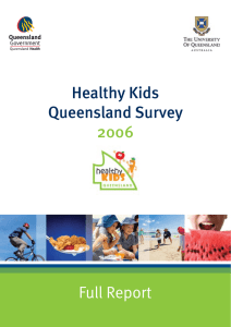 Healthy Kids Queensland Survey 2006