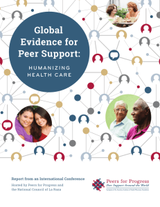 Global Evidence for Peer Support