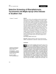 Selective Screening of Phenylketonuria, Tyrosinemia and Maple