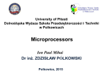Microprocessor - Erasmus Polkowice