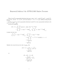 Homework Solution 5 for APPM4/5560 Markov Processes