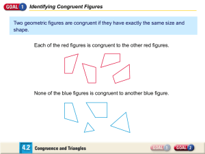 Identifying Congruent Figures
