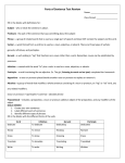 Parts of Sentence Test Review