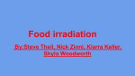 Food irradiation - West Branch Local School District