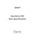 Geometry EOC Test Item Specifications