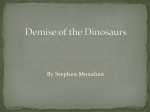 Demise of the Dinosaurs Powerpoint