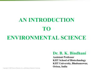 an introduction to environmental science