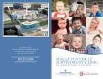 SINGLE VENTRICLE SURVIVORSHIP CLINIC