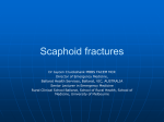 Scaphoid fracture