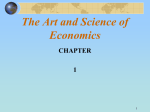 The Art and Science of Economics
