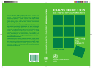 toman`s tuberculosis - World Health Organization