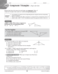 Congruent Triangles