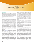 Chapter 52 - Humerus and Elbow