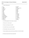Unit Two Test: Empires to Classical Civilizations Study Guide #2 Name
