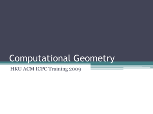 Computational Geometry