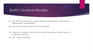 Earth*s Surface Review