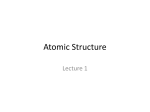 Atomic Structure