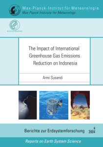 The Impact of International Greenhouse Gas Emissions Reduction