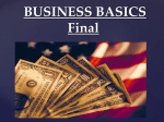Business Basics Final 1 - Westmoreland Central School