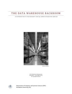 the data warehouse backroom