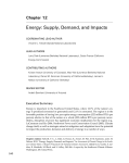 energy: Supply, Demand, and impacts