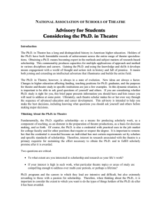 DRAFT I - National Association of Schools of Theatre