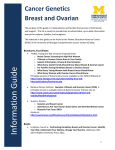 Cancer Genetics Breast And Ovarian