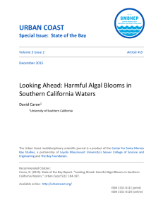 Harmful Algal Blooms in Southern Californian Waters