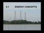 5.1 Energy Concepts