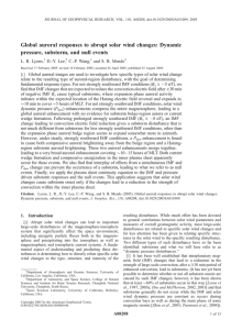 Global auroral responses to abrupt solar wind changes: Dynamic