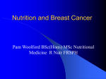 Nutrition and Breast Cancer Presentation