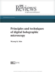 Principles and techniques of digital holographic microscopy