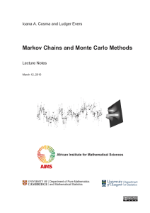 Markov Chains and Monte Carlo Methods