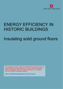 Insulating solid-ground floors