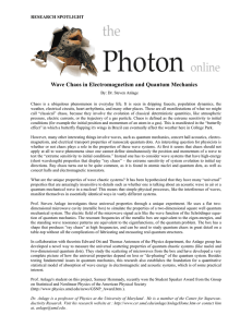 Wave Chaos in Electromagnetism and Quantum Mechanics